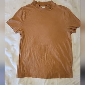 Women's mock neck t-shirt